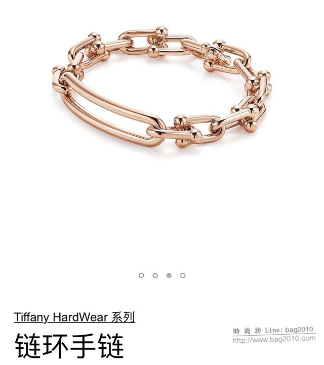 Tiffany飾品 蒂芙尼女士專櫃爆款關節U型鏈環手鏈  zgt1788